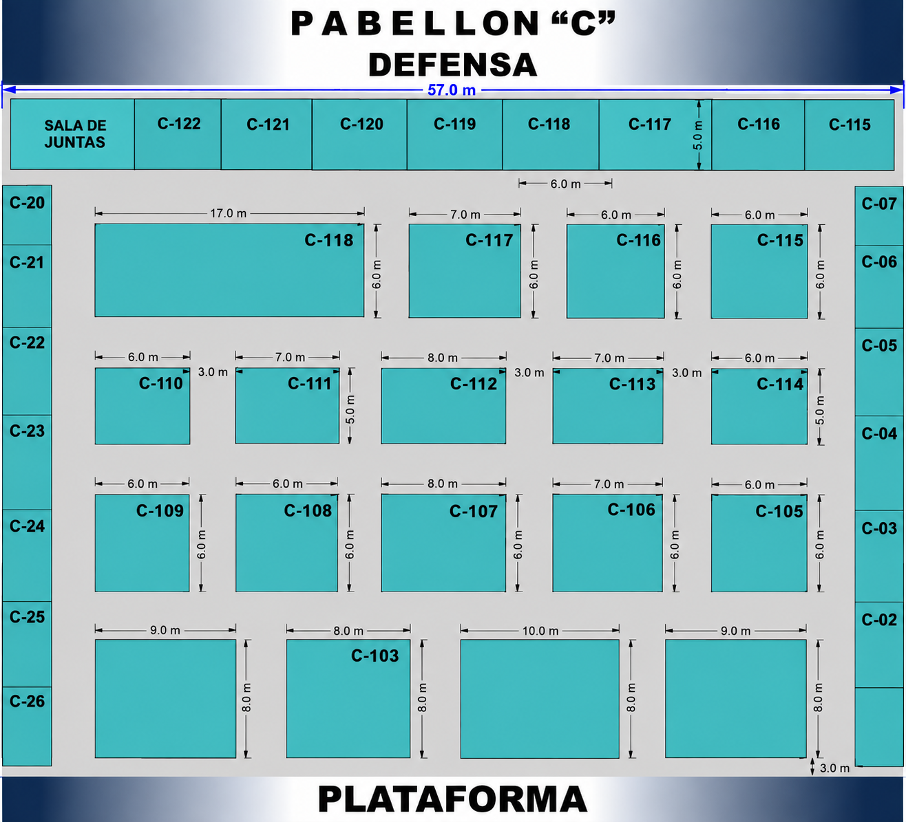 Mapa de Pabellón DEFENSA